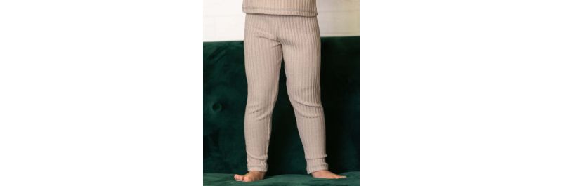 Buy beige Fine Ribbed Pants 7363 color beige, WOMEN Pants